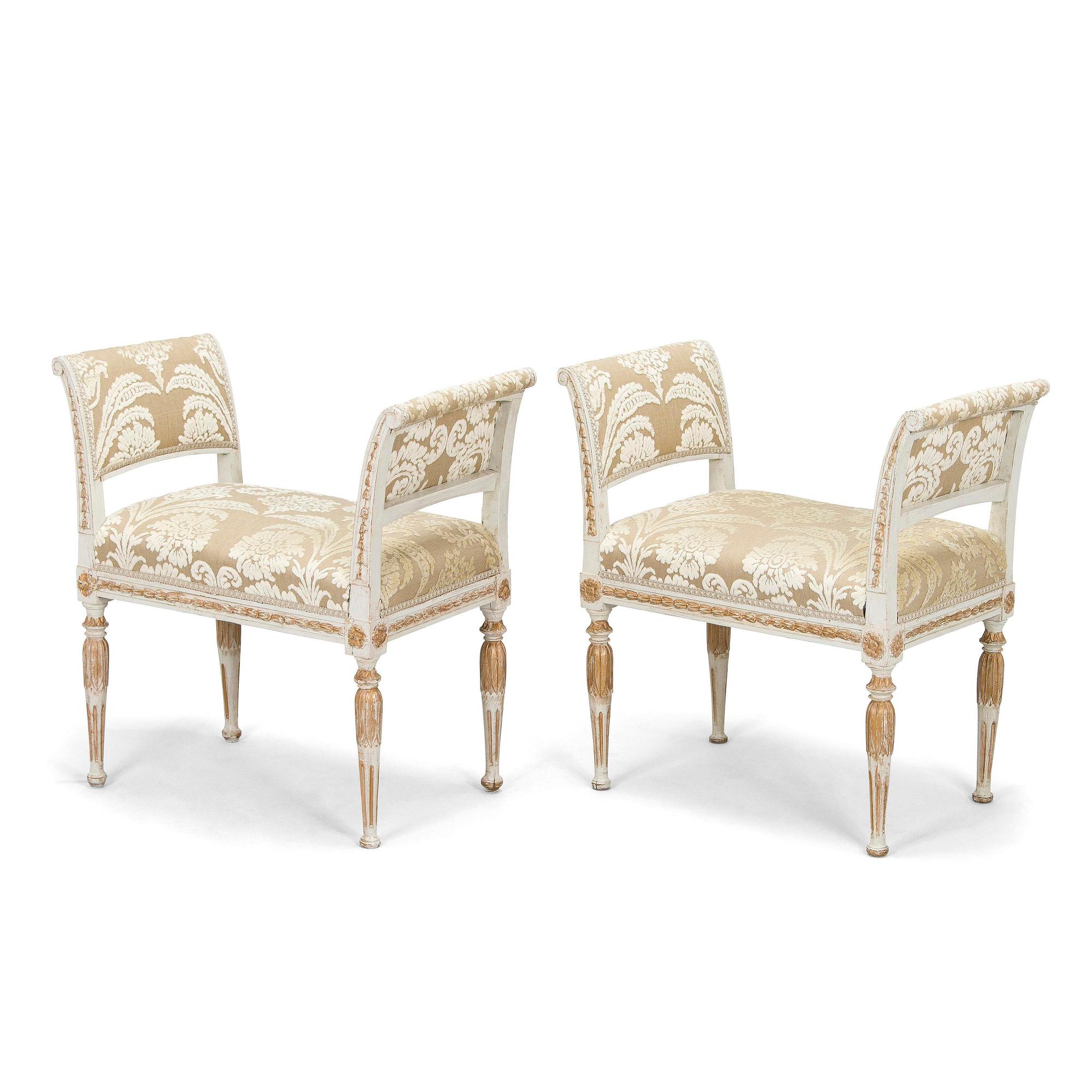 Banketter, ett par, omkring år 1800, Sengustavianska.