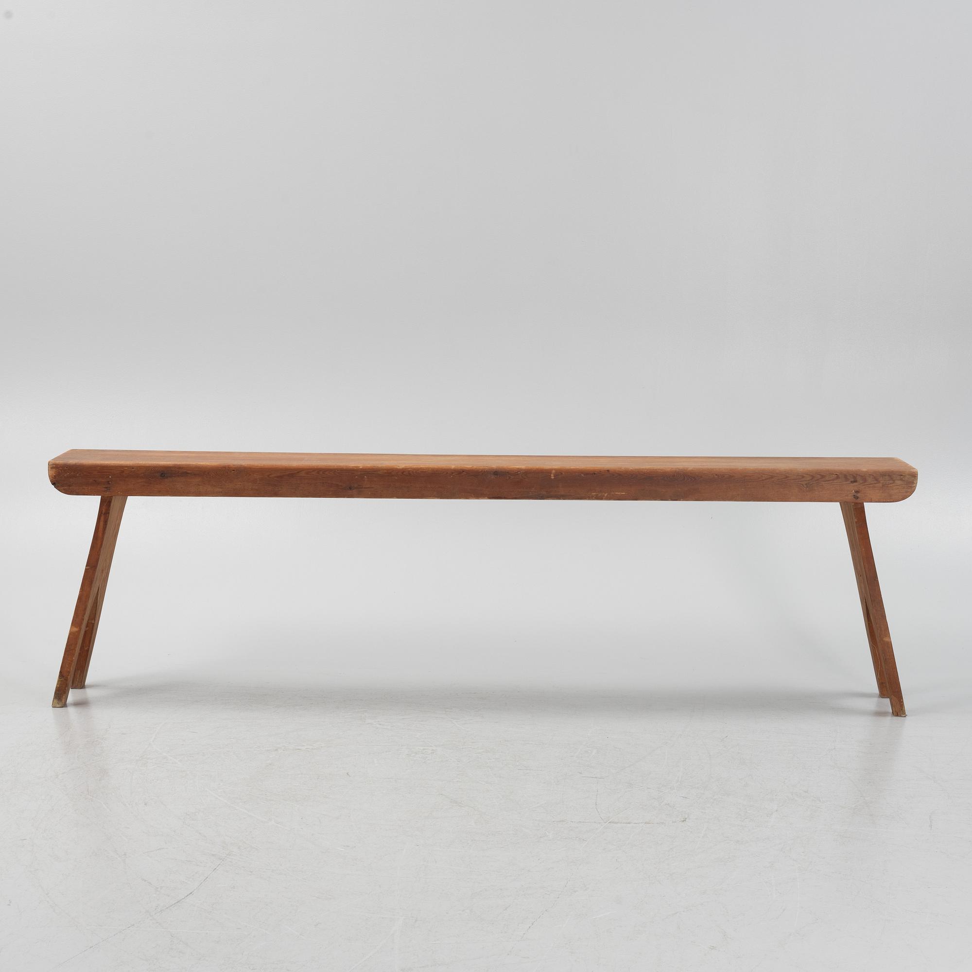 Bench, folk art, early 20th century.