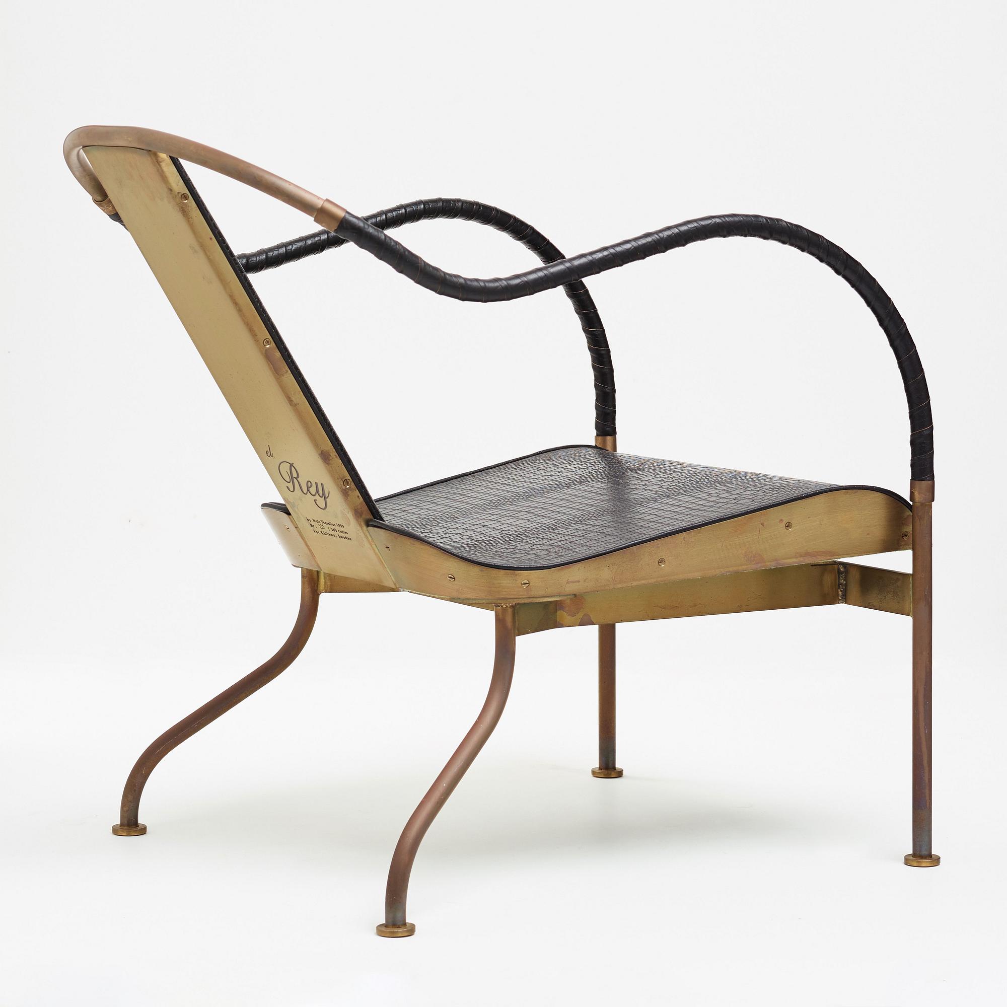 Mats Theselius, a pair of "el Rey" easy chairs by Källemo, Sweden, post 1999.