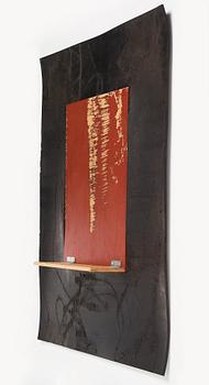 Ståle Vold & Fredrik Vaerslev, Executed in 2012. Acrylic, car paint and spray paint on pine with steel hinges and spray-.