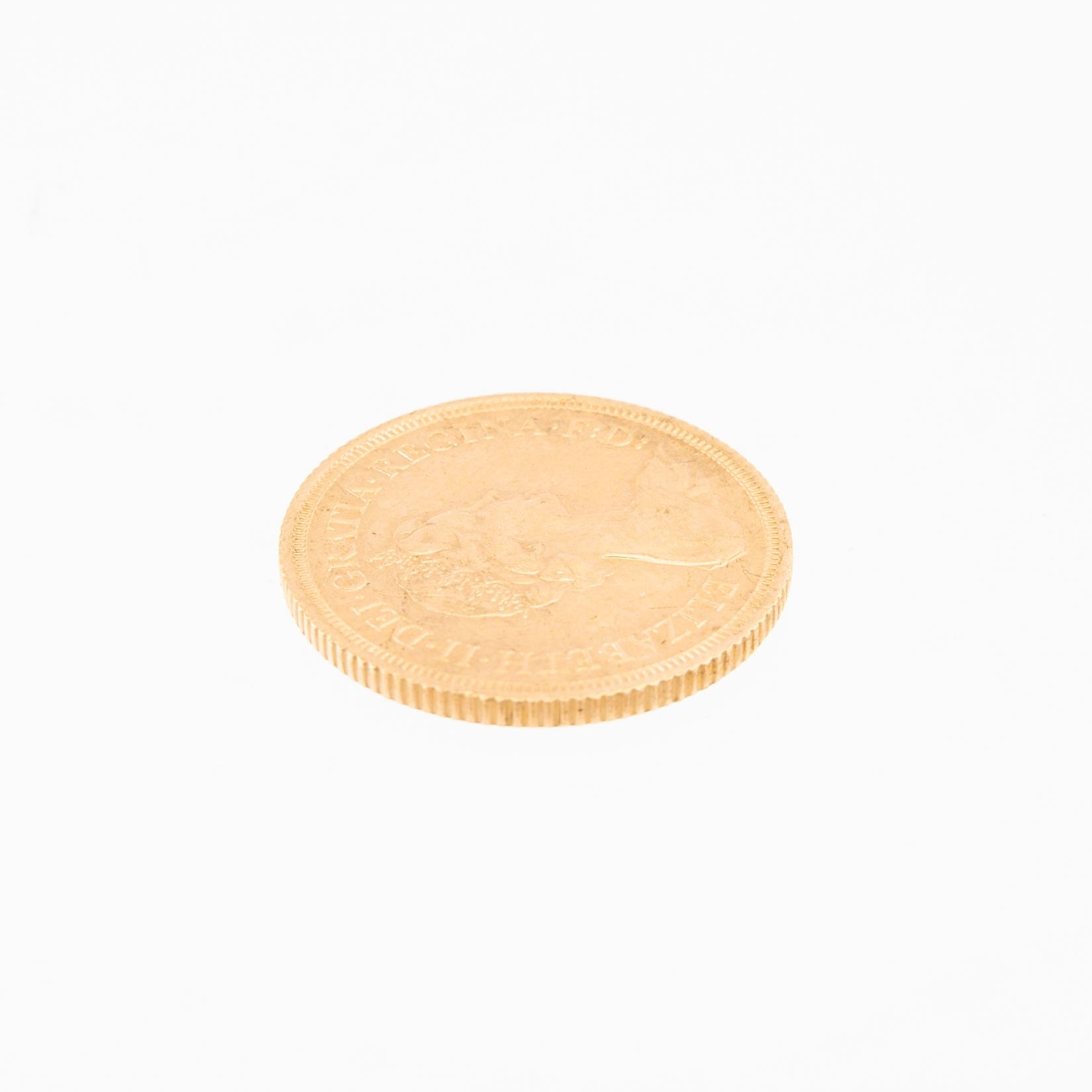 Gold coin Sovereign United Kingdom 1979 Elizabeth II.