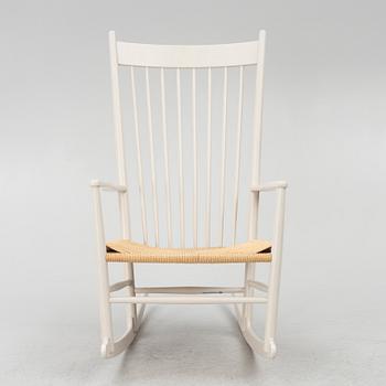 Hans J. Wegner, a rocking chair model 'J 16', FDB Möbler, late 20th century.