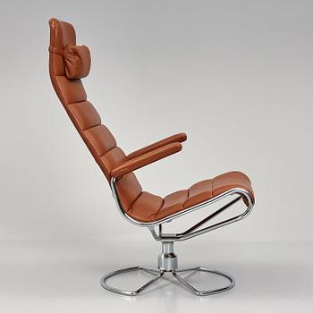 Bruno Mathsson, a "MI 459 Minister", easy chair, Bruno Mathsson International, Sweden post 1986.