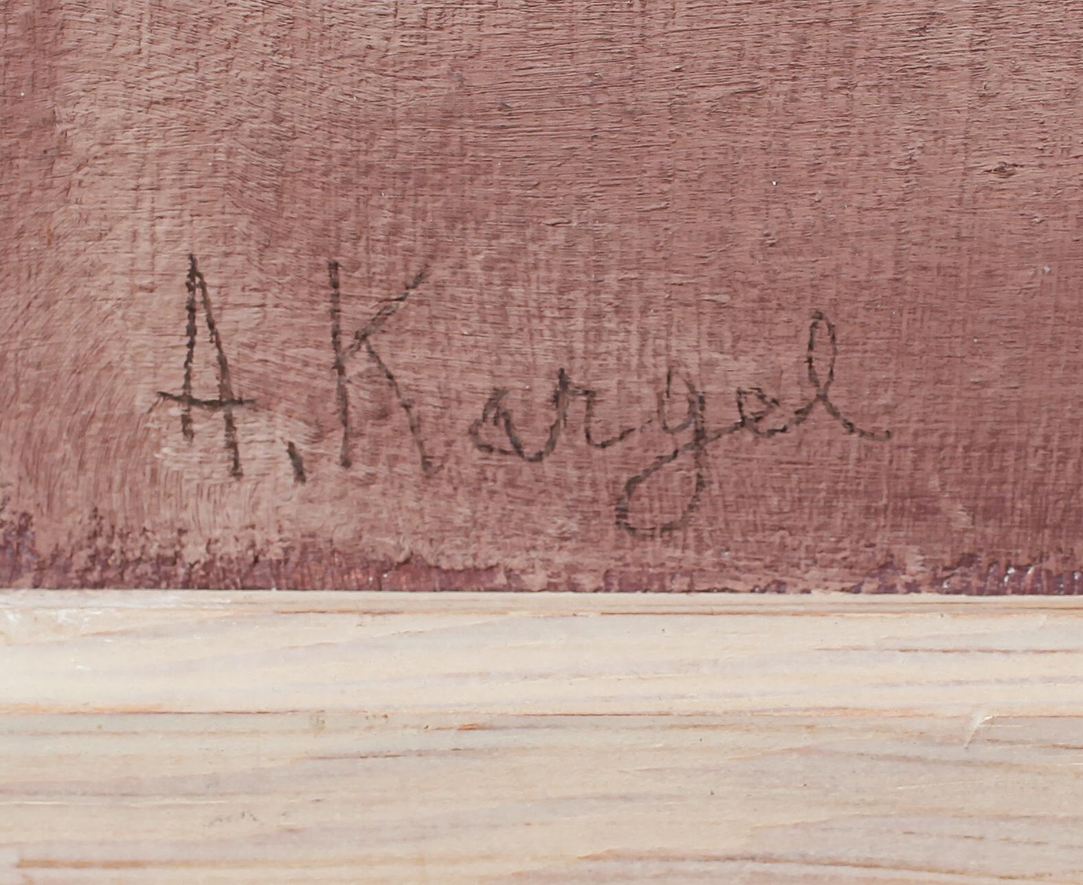 AXEL KARGEL, olja på duk, signerad.