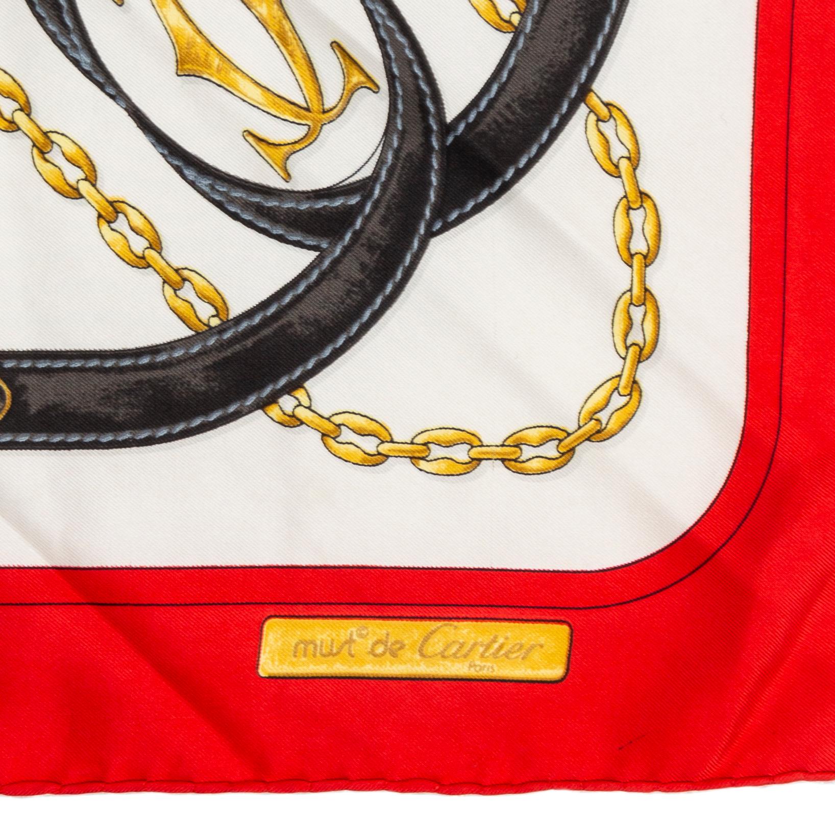 2 Cartier scarves.