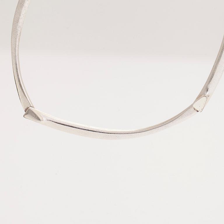 Zoltan Popovits, a sterling silver 'Arcturus' necklace for Lapponia, 1989.