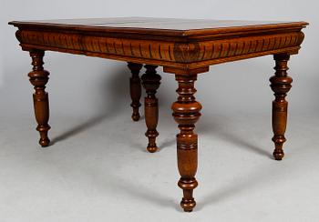 MATSSALSBORD, ek, nyrenässans, sent 1800-tal.