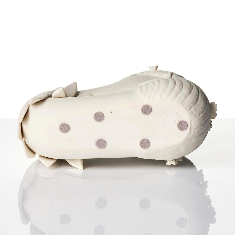 Stig Lindberg, "Narcissus", a parian porcelain sculpture, Gustavsberg 1970s, from the "Figurin" series, ed. 375/500.