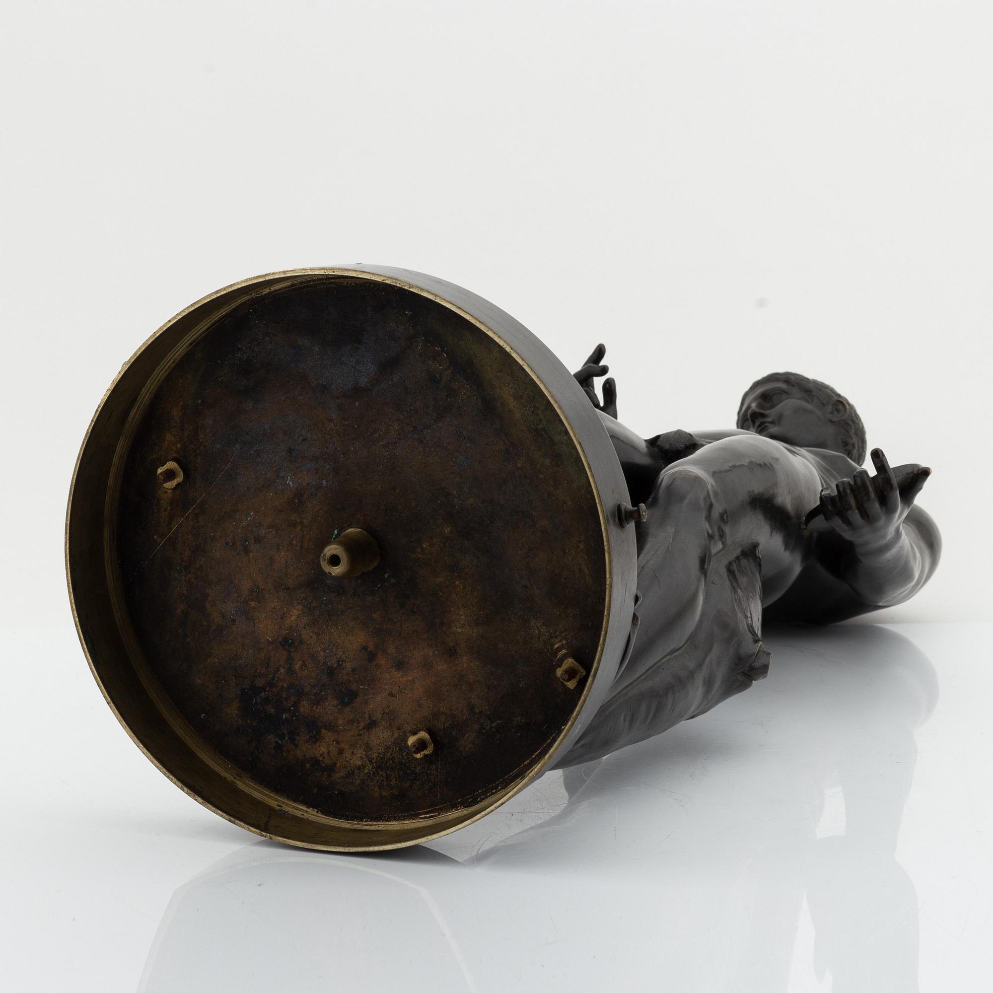 Unknown artist 20th century, after Antique model. Bronze, height 69 cm.