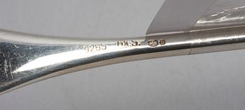 ISSLEV, sterling silver, svenska importstämplar, 1900-talets senare del.