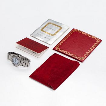 Cartier, Santos Vendôme, VLC, armbandsur, 32,5 mm.