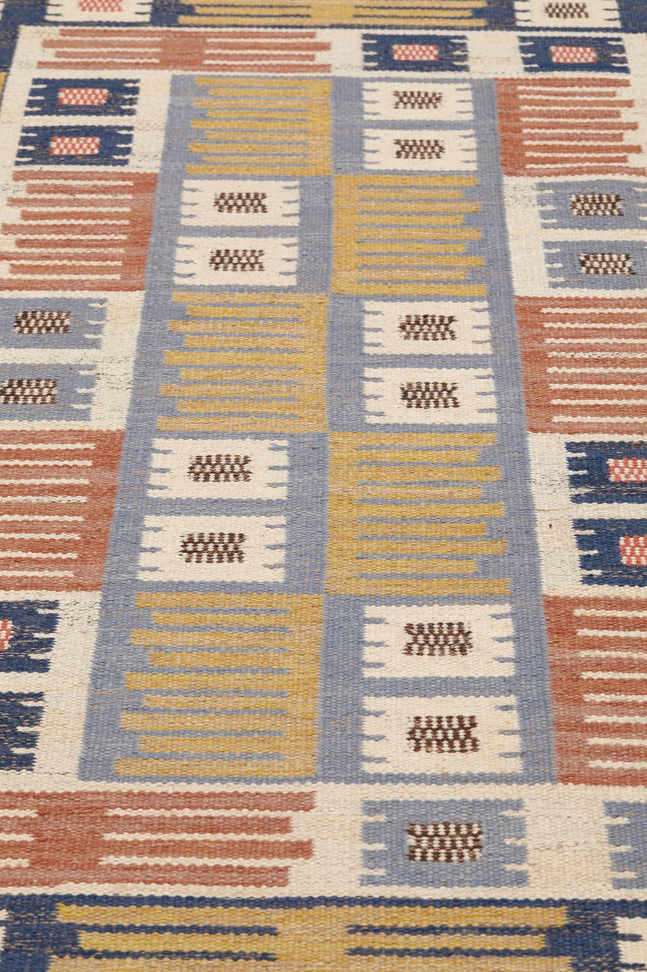 Märta Måås-Fjetterström, A CARPET, "Porslinsmattan", flat weave, ca 239,5 x 161 cm, signed AB MMF.