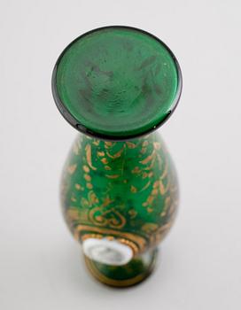 VAS, grönt glas, omkring år 1900.