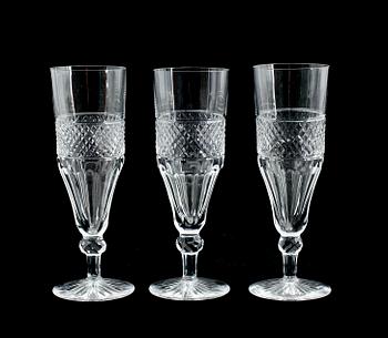 CHAMPAGNEGLAS, 12 st, 1900-talets första hälft.