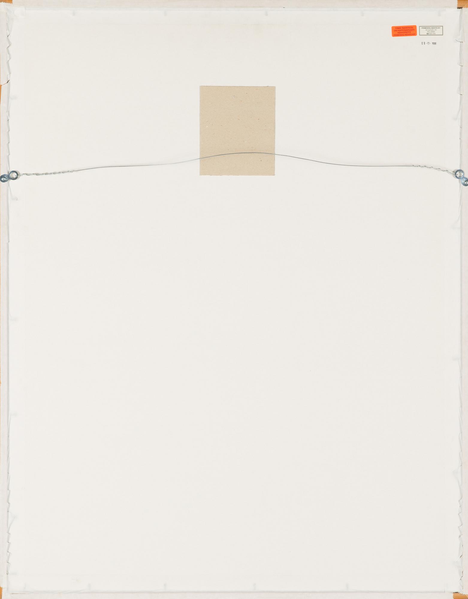 Sam Vanni, serigrafi, signerad och daterad -81, numrerad 20/80.