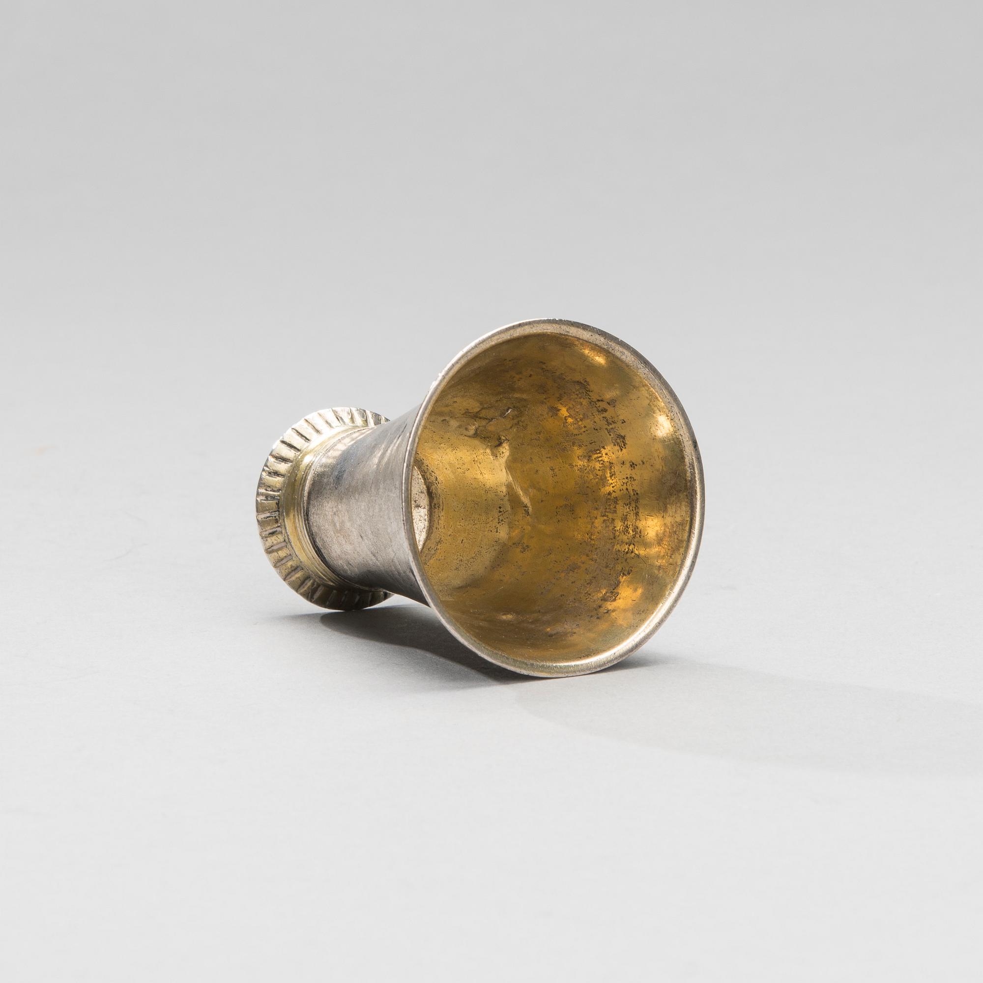 BÄGARE, silver, Nykarleby 1810, Johan Björklund 1791-1816.