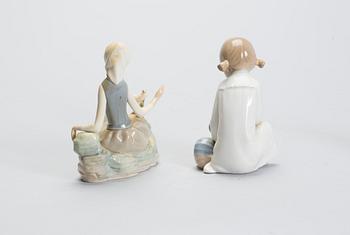FIGURINER, 2 stycken Lladro.
