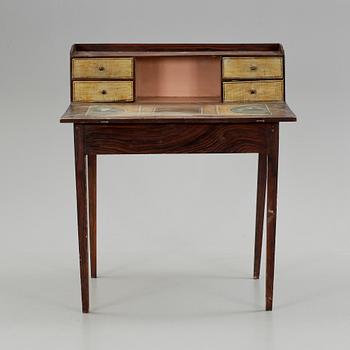 SKRIVBORD, allmoge, Rensjö, Hälsingland, 1800-talets andra hälft.