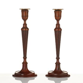 Ljusstakar, ett par, England, 1800-talets första hälft, Regency.