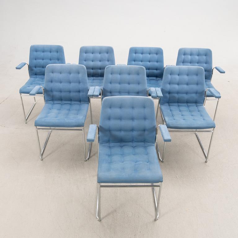 Bruno Mathsson, karmstolar, 8 st, "Mio Mi 408", 2003.