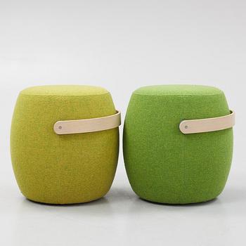 Mattias Stenberg, sittpuffar, ett par, "Carry on", Offecct.