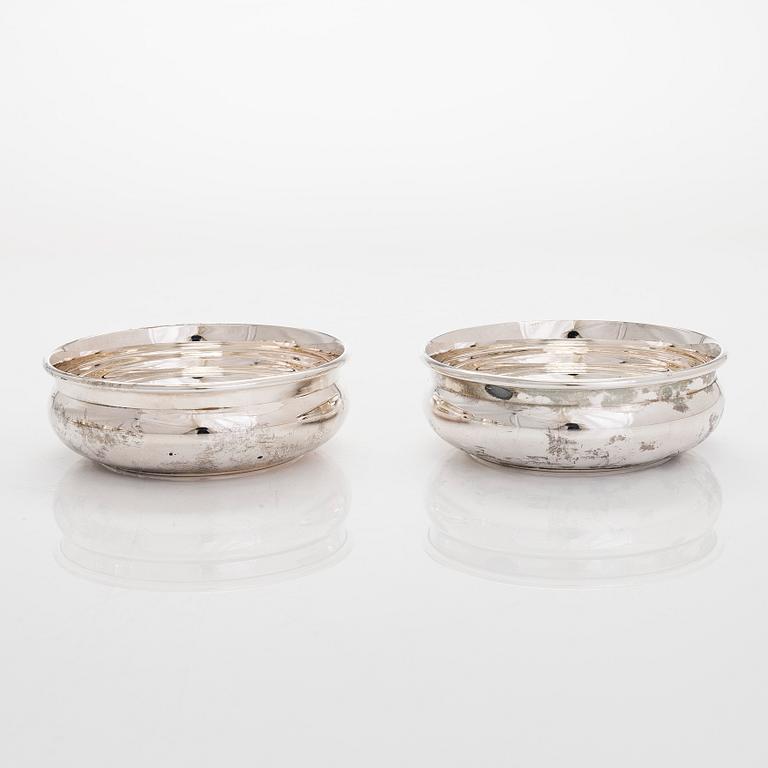 A set of twelve Birk's sterling silver dessert bowls, 20th century.