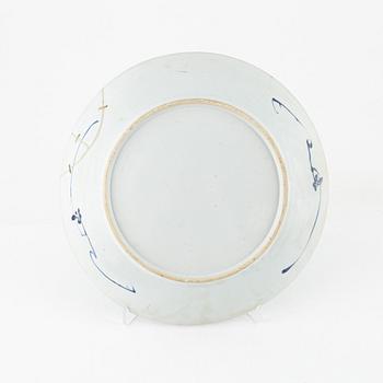 Bowl, jar, and three plates, porcelain, China, 18th-19th Century.