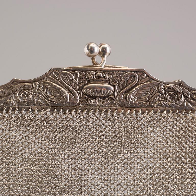 AFTONVÄSKA, silver, Vaguer, Paris, 1800-talets andra hälft.