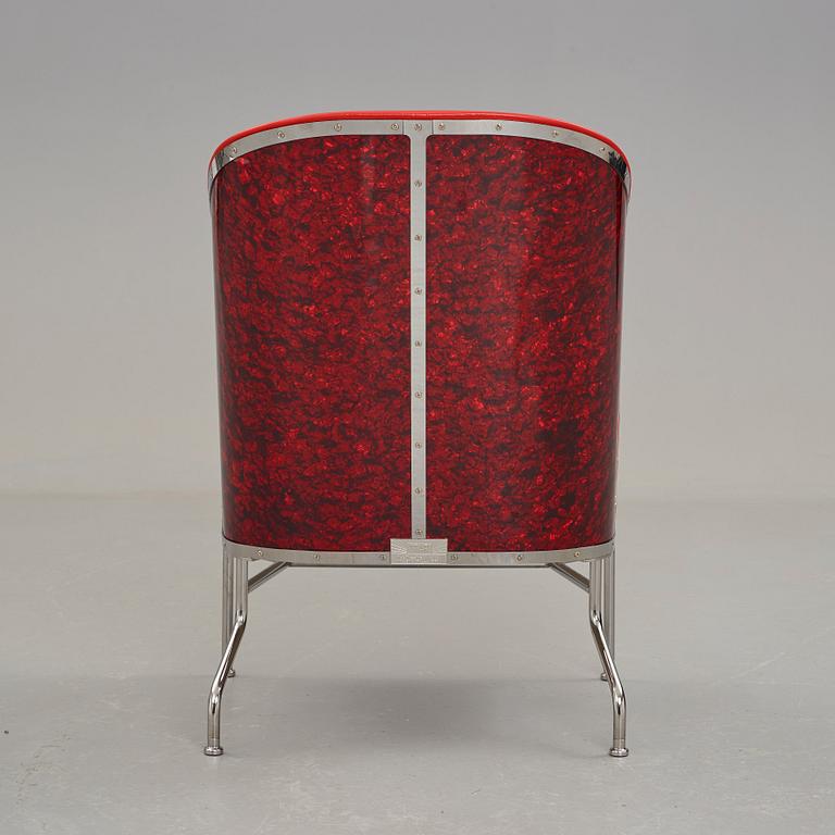 Mats Theselius, a "Star" easy chair for Källemo Sweden, 2009.