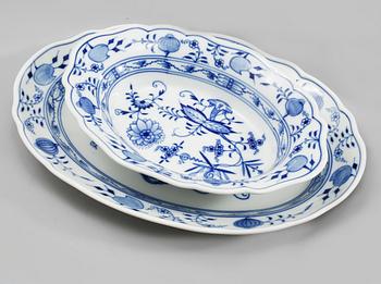 SERVISDELAR, 29 st, porslin, Meissen, 1900-tal.
