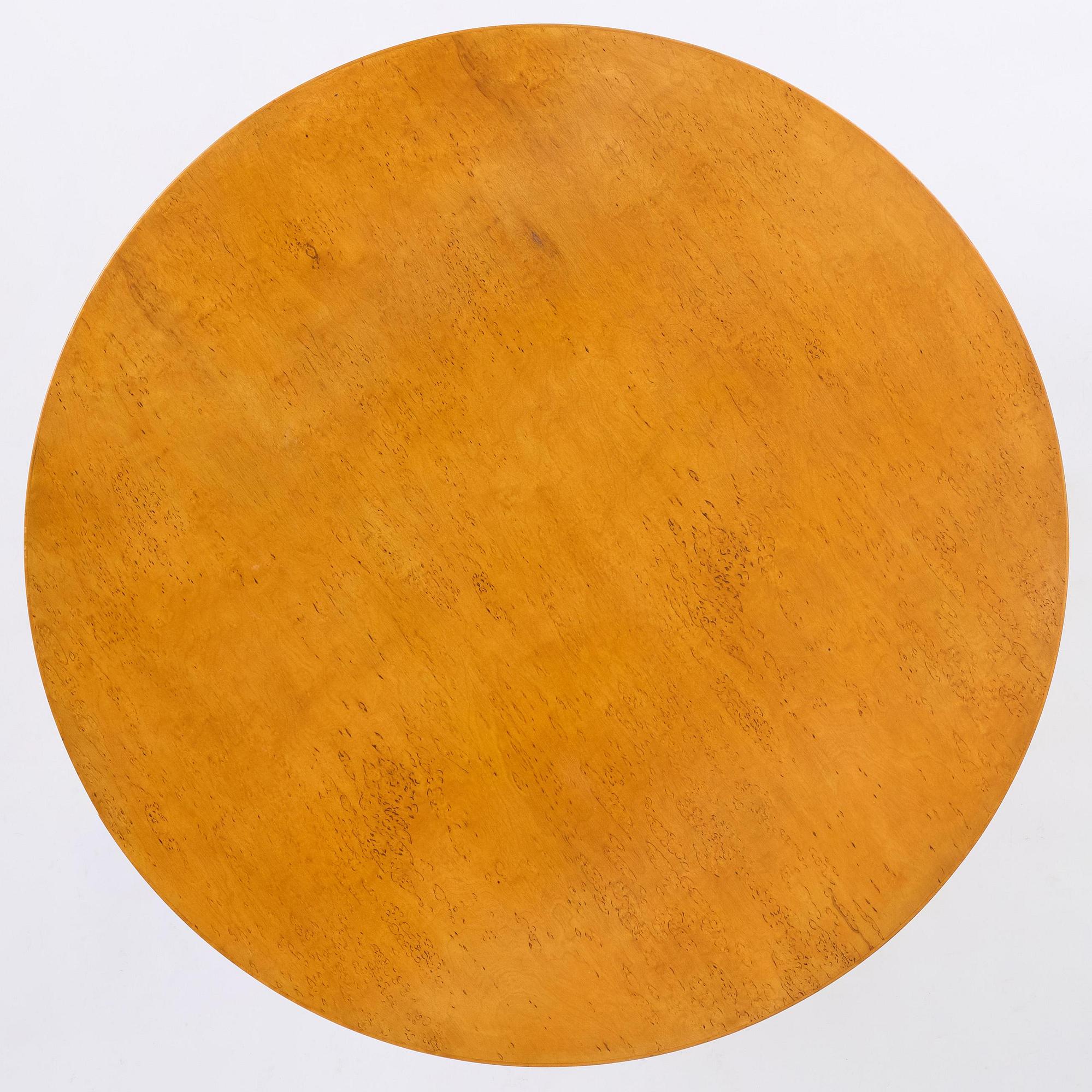 Alvar Aalto, matbord, modell "91", med karusellbricka, O.Y. Huonekalu-ja Rakennustyötehdas A.B, för Finmar Ltd, Finland, 1934-39.