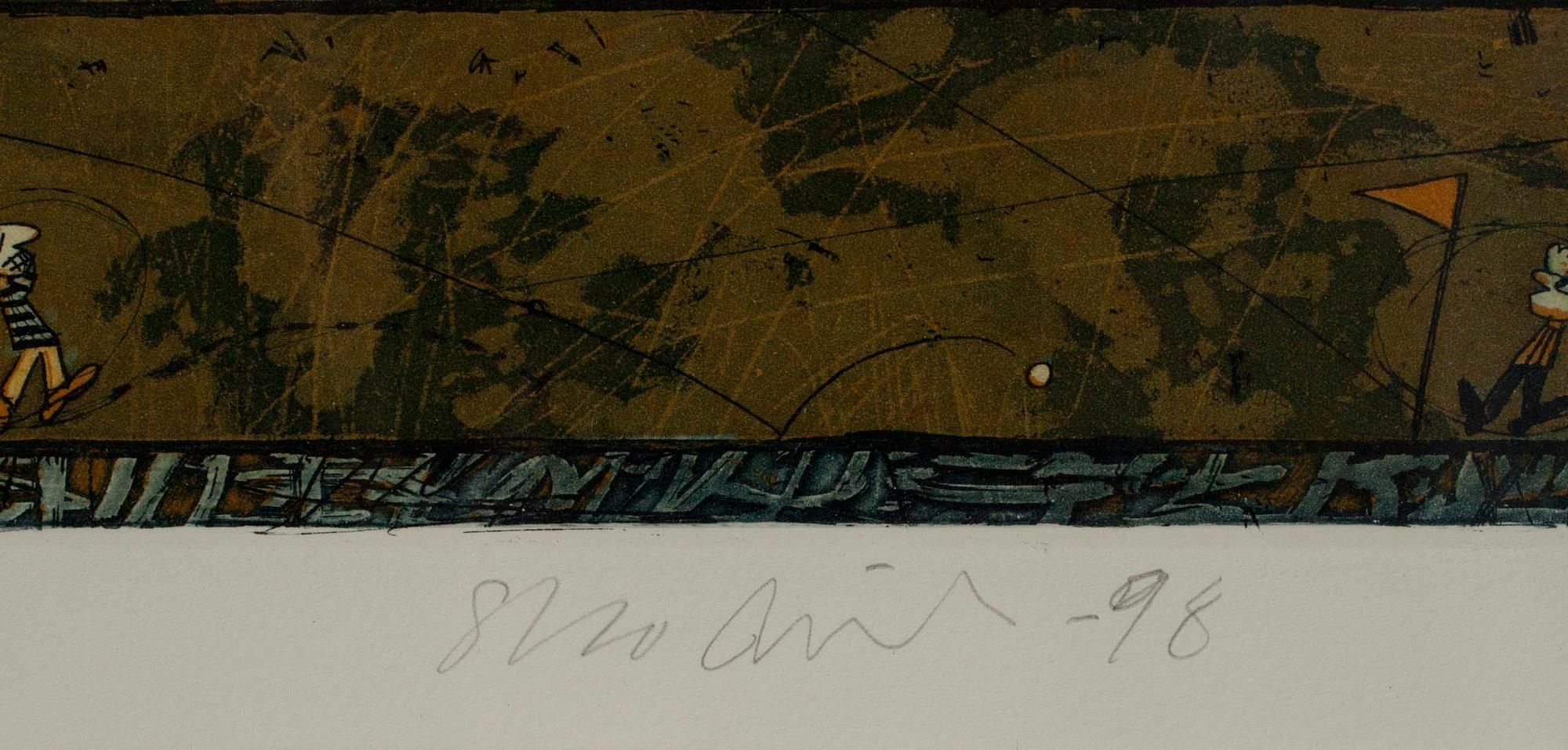 ESKO RAILO, etsning, akvatinta, sign. -98, numr. 3/40.