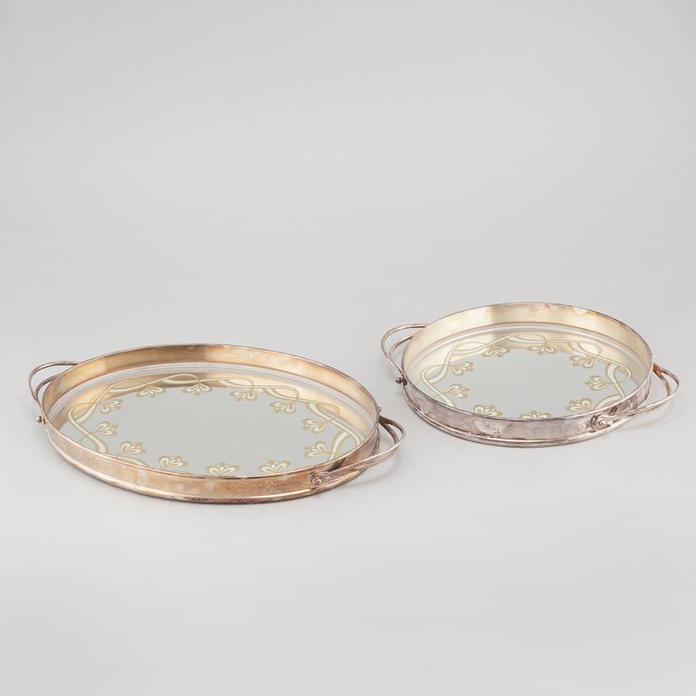 two trays for Gense, second half of the 20th century.