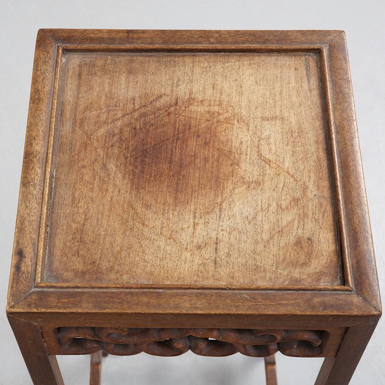 Two Chinese side tables, early 20th Century.