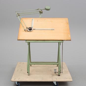 A drawing table from Schmidt & Haensch ISIS, West Berlin, mid 20th Century.