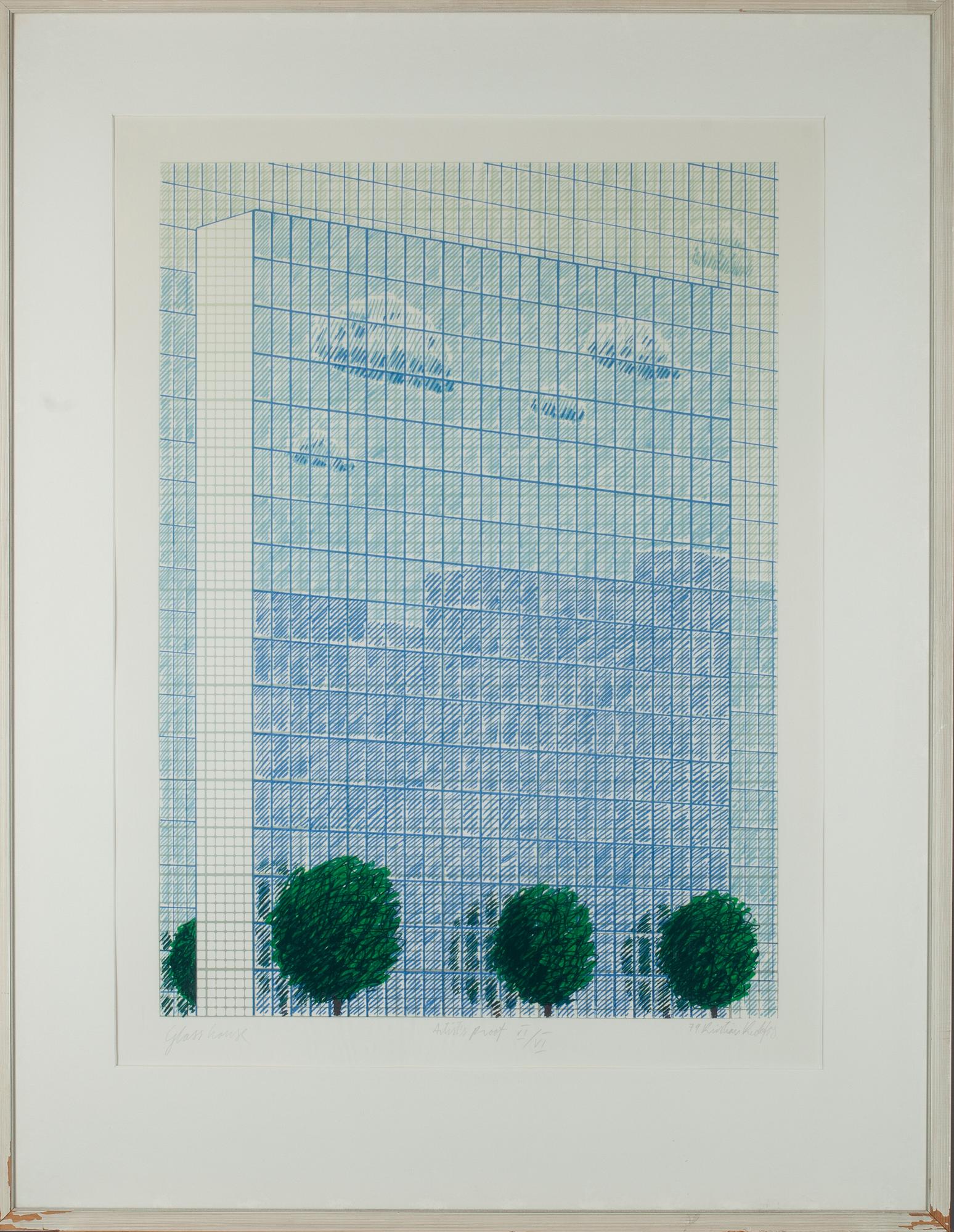 KRISTIAN KROKFORS, litografi, signerad, daterad -79 och numrerad artists proof VI/VI.