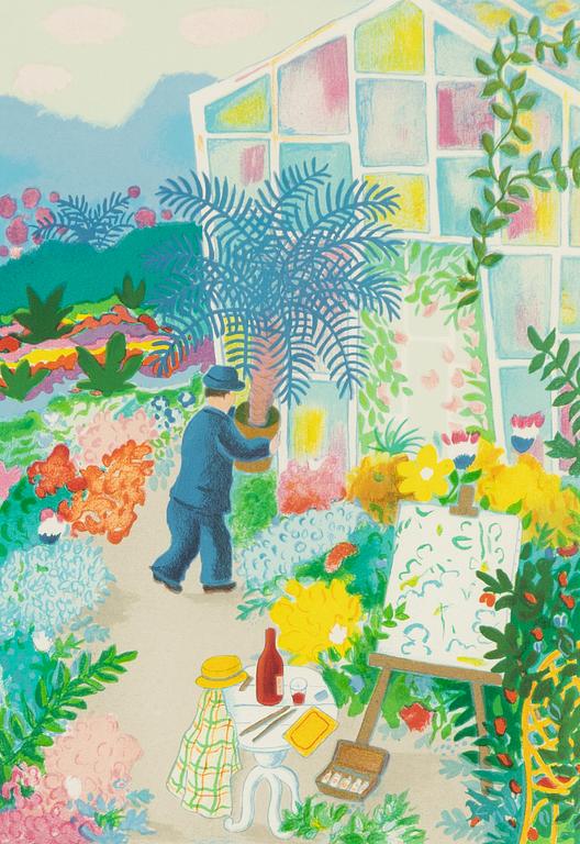 Lennart Jirlow, By the greenhouse.