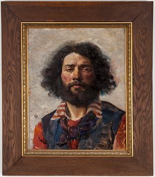 Unknown artist, oil on canvas. Signed with monogram and dated (18)91 ...