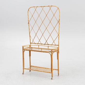 Blombord med spaljé, 1900-talets mitt.