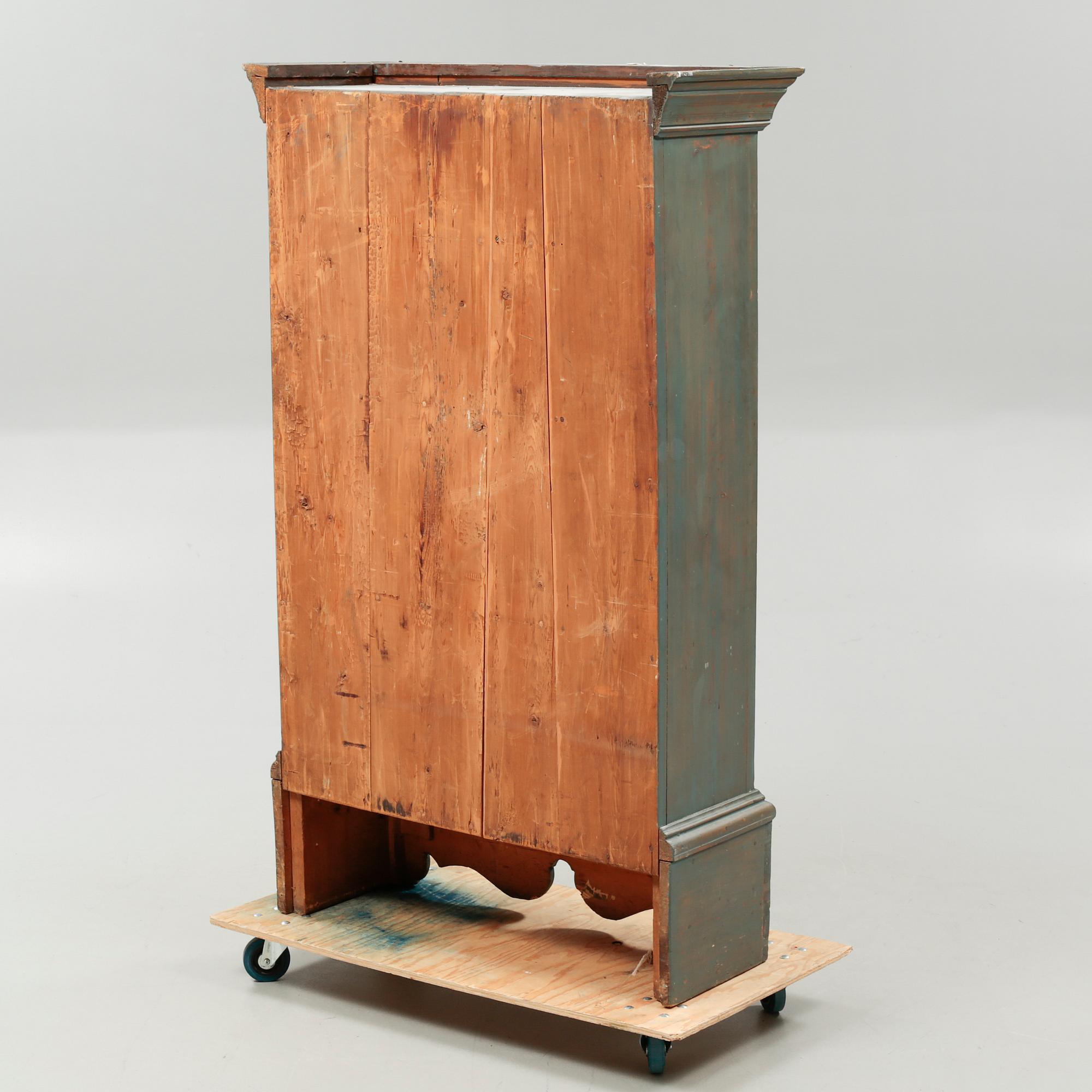 A cabinet from Jämtland, probably, dated 1741.