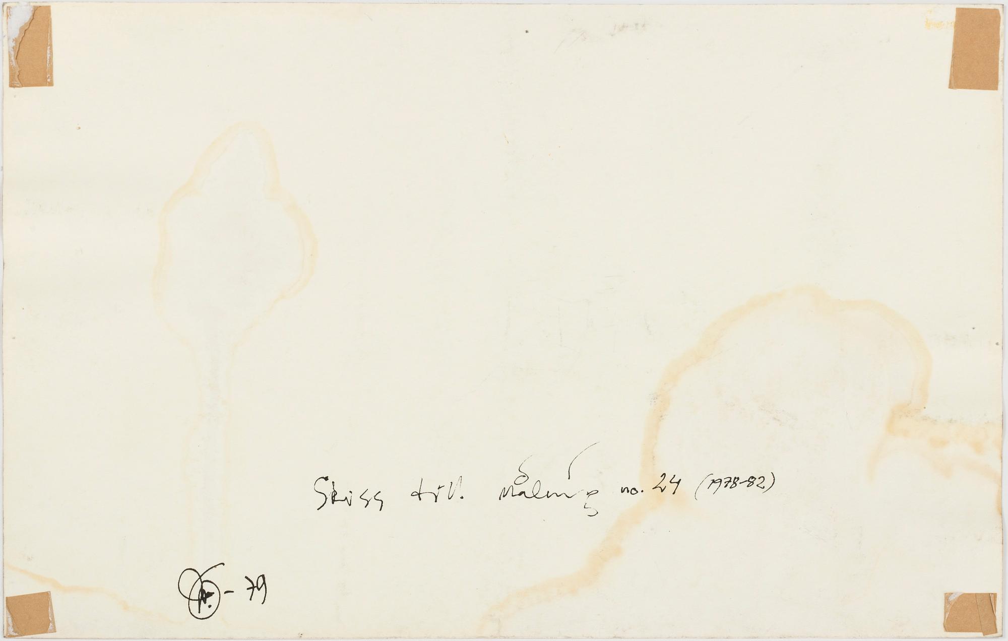 ULF RAHMBERG, Ink wasch, signeda nov XXII-79.