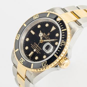 Rolex, Submariner, wristwatch, 40 mm.