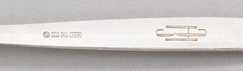 Bertel Gardberg, a set of 12 new silver 'Carelia' spoons for Hackman.