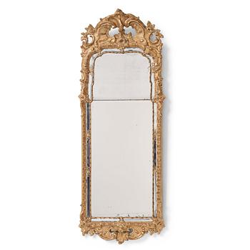 A Swedish Rococo 18th century mirror.