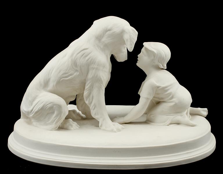 FIGURIN, parian, Gustavsberg, 1919.