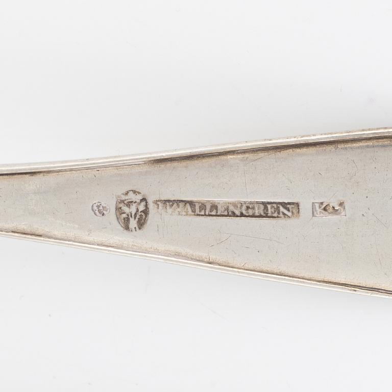 A set of  Silver Spoons, including Andreas Isberg, Skänninge 1814 (8 pieces).