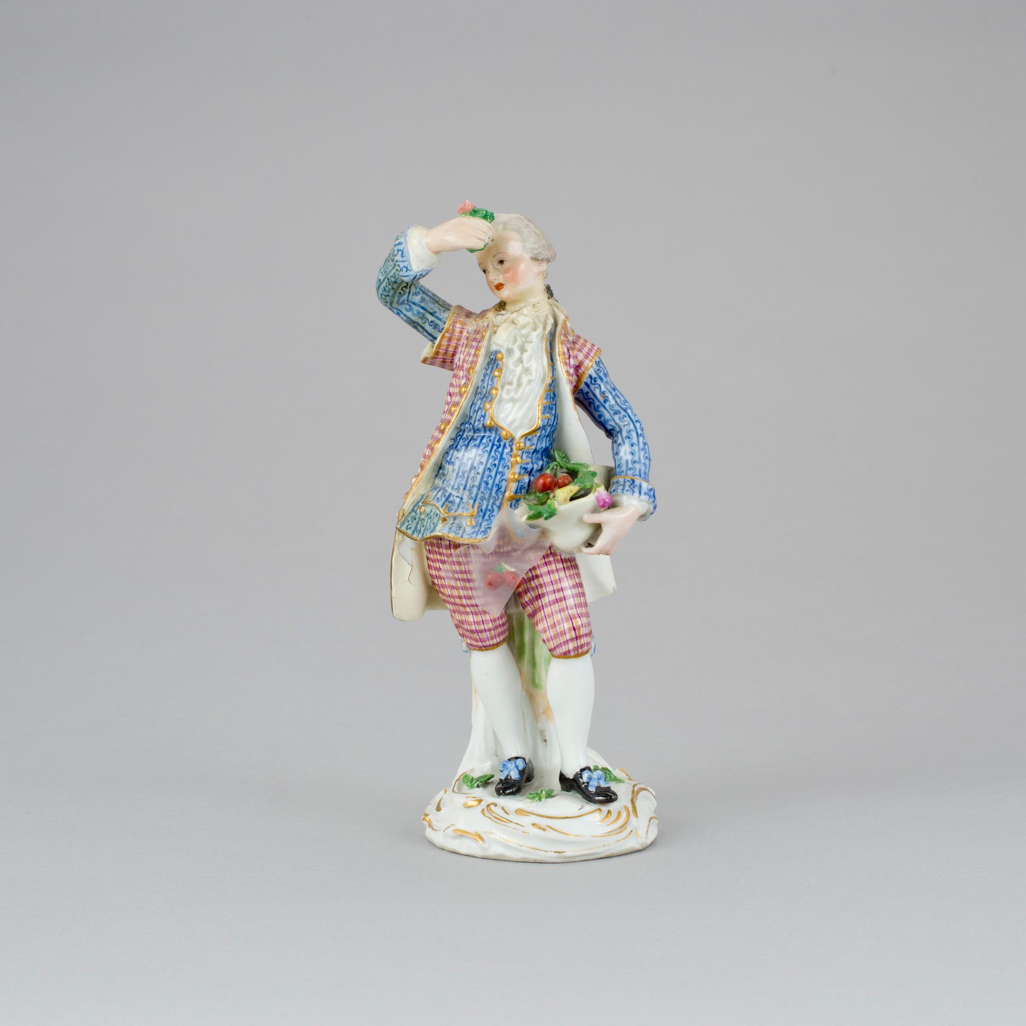 FIGURIN, porslin, 1700-tal.