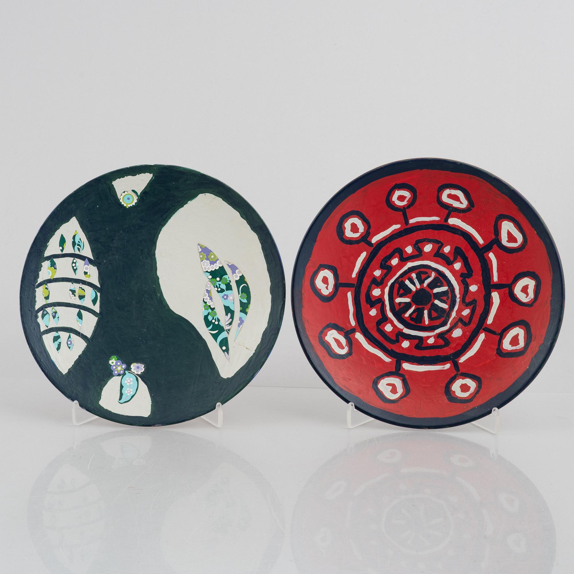 Rut Hillarp, two dishes.
