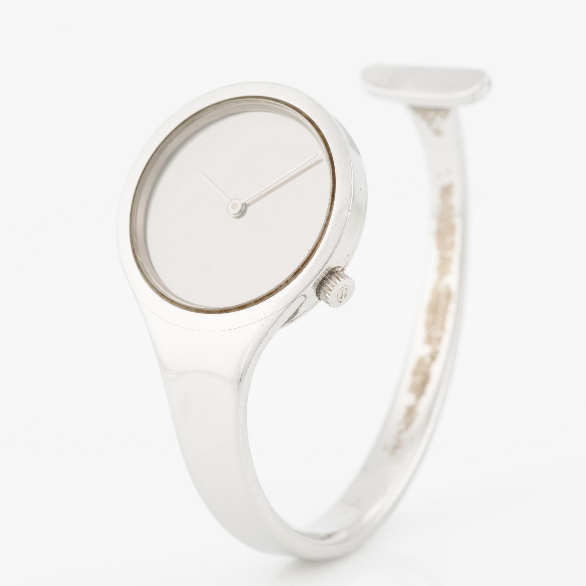 Georg Jensen, Vivianna, designed by Torun Bülow-Hübe, wristwatch, 26.5 mm.