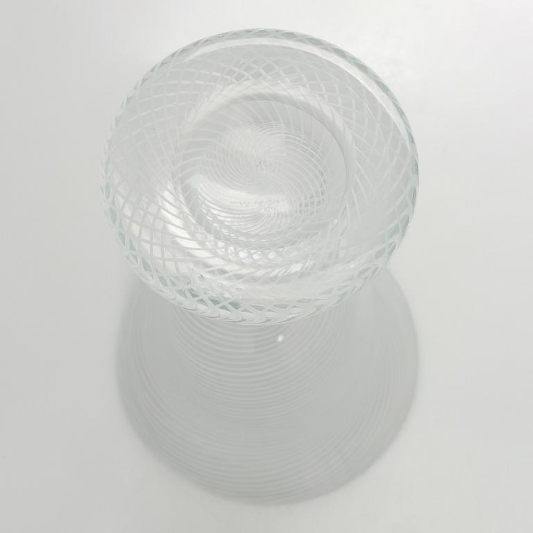 Heikki Orvola, pokal/vas, glas, signerad Heikki Orvola Nuutajärvi Iittala.